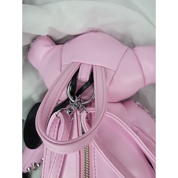 Pink Tormented Teddy Bear Backpack Bag Dolls Kill New W/ 2 Dustbags - Picture 12 of 16